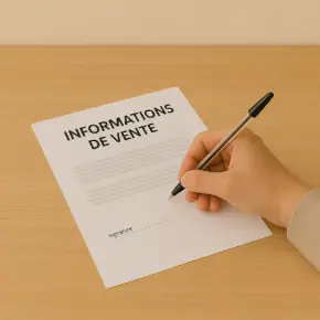Informations vente de seconde main