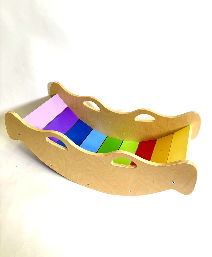 Houten balansschommel