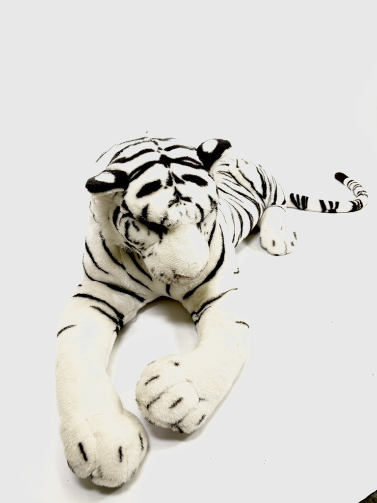Peluche géante XXL - Tigre blanc