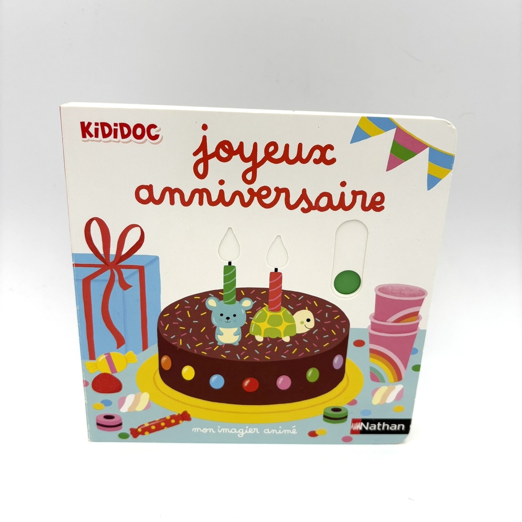 Livre en carton – Joyeux anniversaire