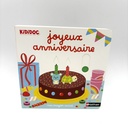 Kartonnen boek – Joyeux anniversaire