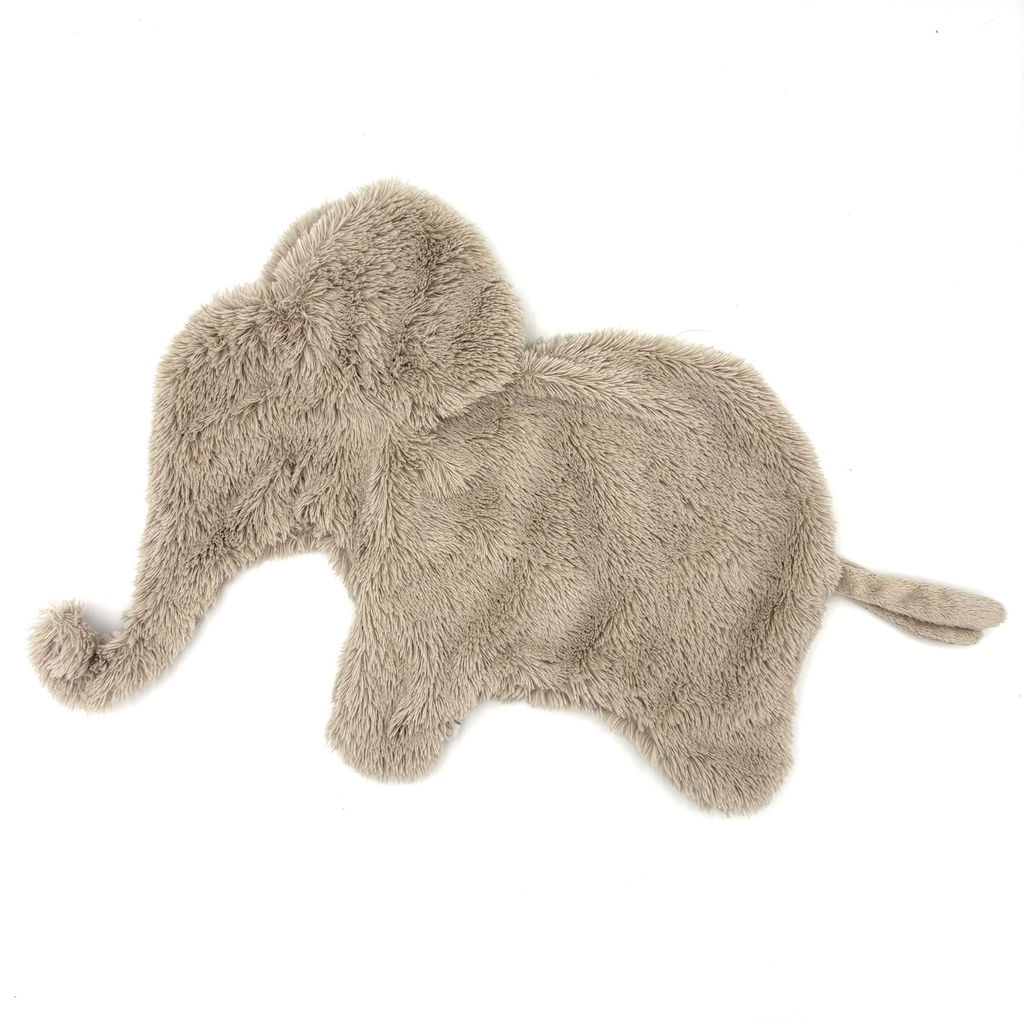 Platte knuffel in de vorm van een olifant
