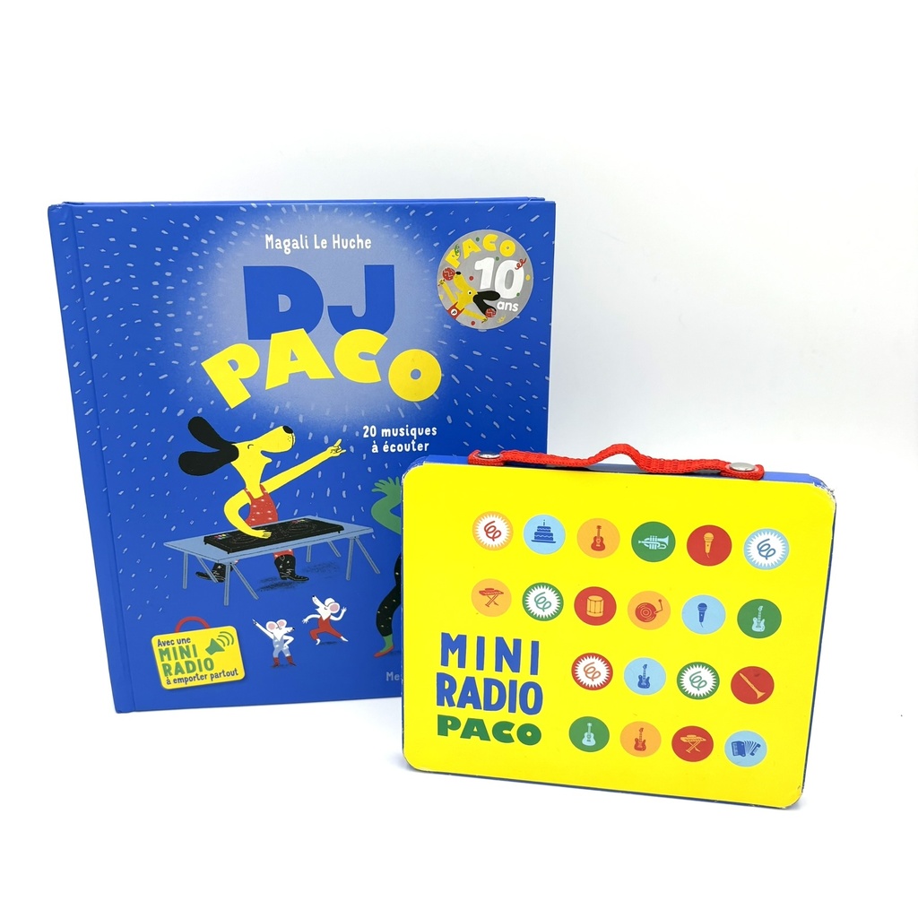 Livre sonore avec radio portable – DJ Paco