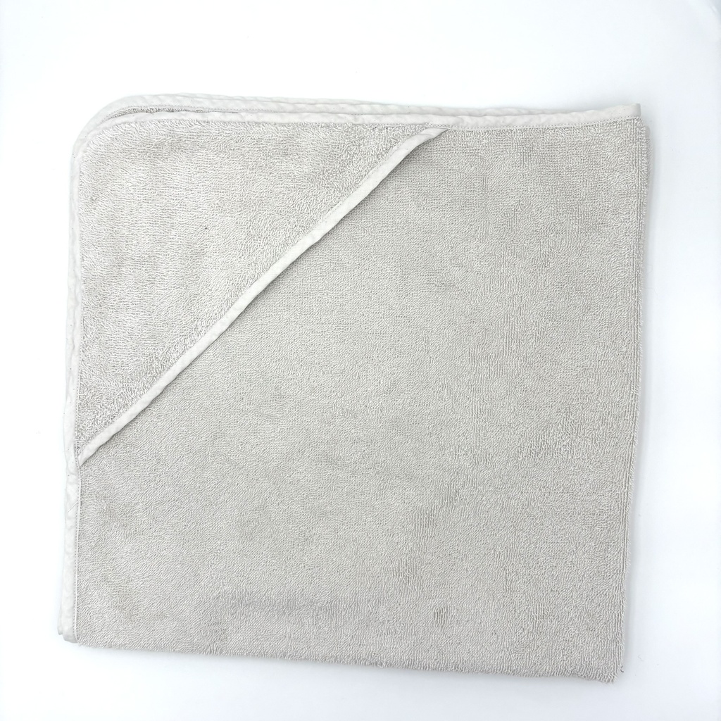 Witte, absorberende badcape