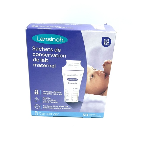 Sachets de conservation lait – Lansinoh (x50)