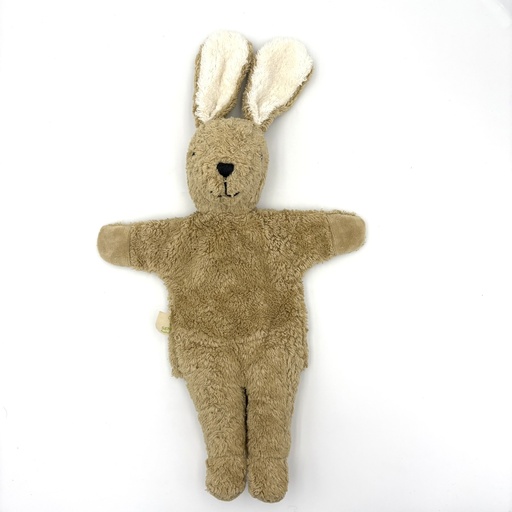 Peluche marionnette lapin en coton bio – Senger Naturwelt